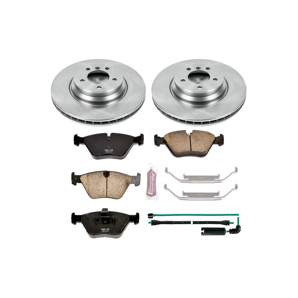 PowerStop KOE933 - OE Stock Replacement Brake Pad and Rotor Kit