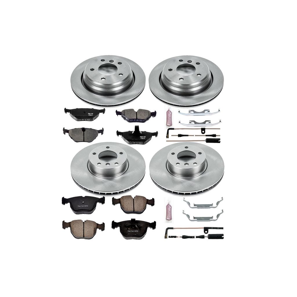 PowerStop KOE946 - OE Stock Replacement Brake Pad and Rotor Kit