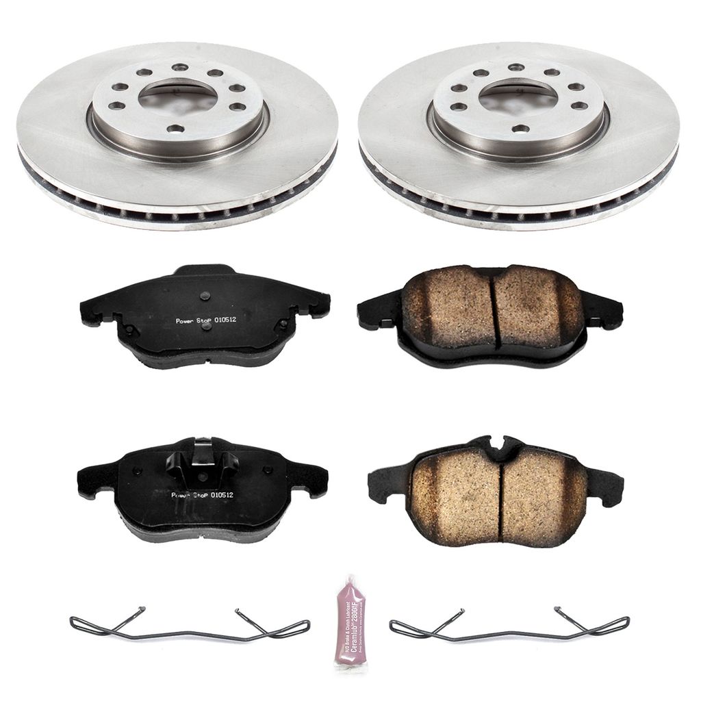 PowerStop KOE978 - OE Stock Replacement Brake Pad and Rotor Kit