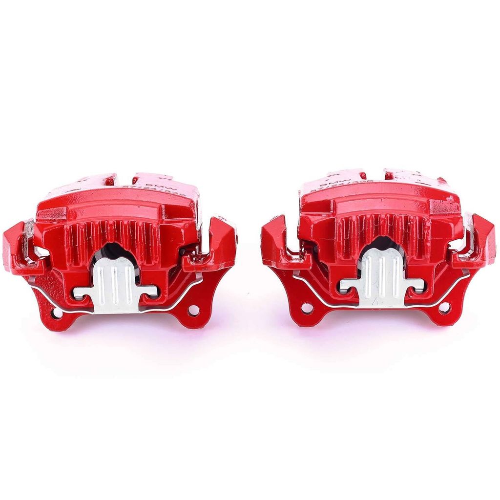 PowerStop S3410 - Disc Brake Caliper Set, Red, Powdercoated with Bracket