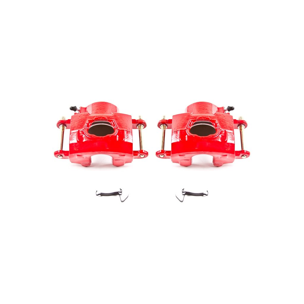 PowerStop S4020 - Disc Brake Caliper Set, Red, Powdercoated