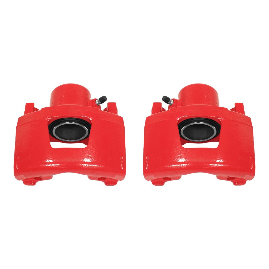 PowerStop S4354 - Disc Brake Caliper Set, Red, Powdercoated