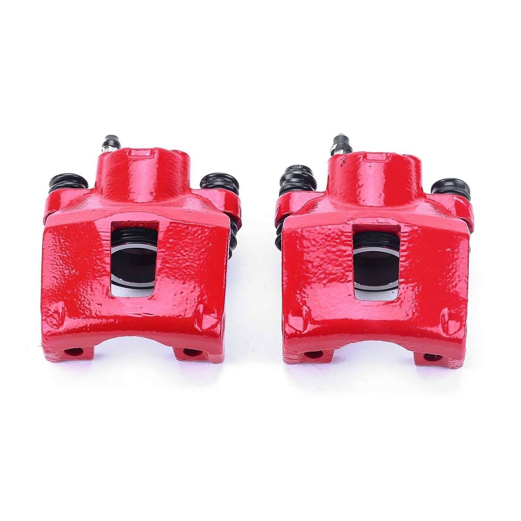 PowerStop S4637 - Disc Brake Caliper Set, Red, Powdercoated