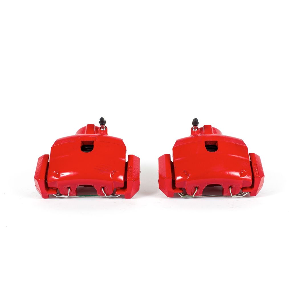 PowerStop S4778 - Disc Brake Caliper Set, Red, Powdercoated with Bracket