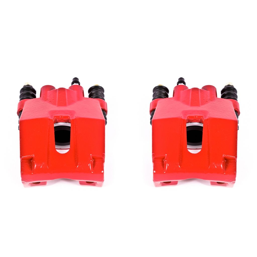 PowerStop S4858 - Disc Brake Caliper Set, Red, Powdercoated