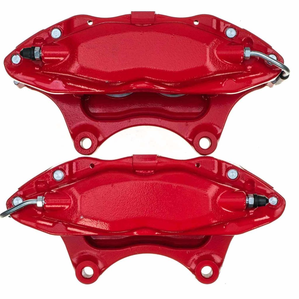 PowerStop S4902 - Disc Brake Caliper Set, Red, Powdercoated