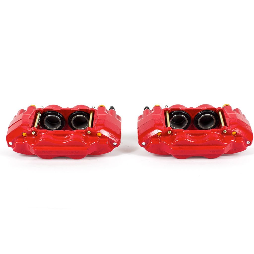 PowerStop S5018 - Disc Brake Caliper Set, Red, Powdercoated