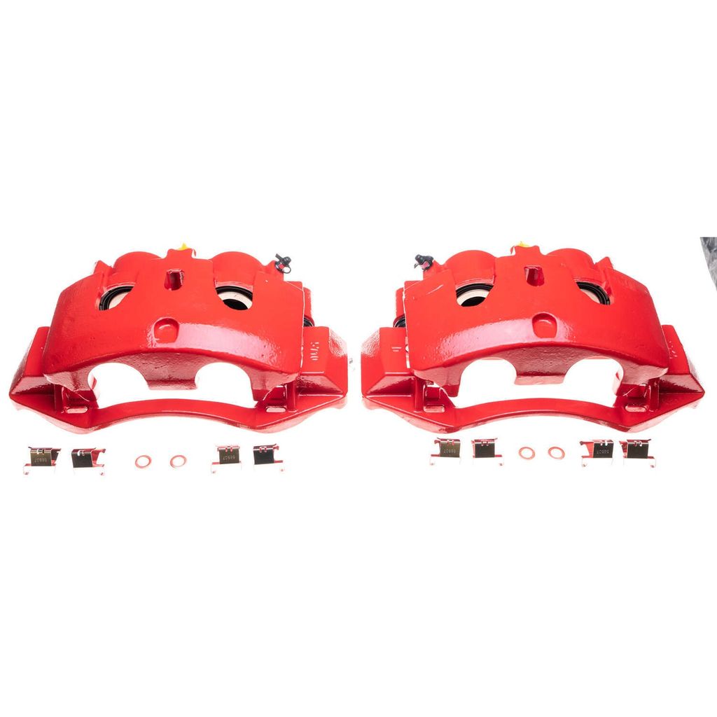 PowerStop S5330 - Disc Brake Caliper Set, Red, Powdercoated