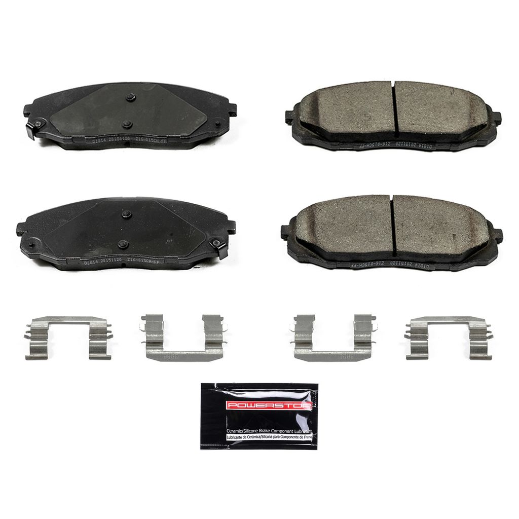 PowerStop Z23-1814 - Z23 Evolution Sport Brake Pad Set with Hardware