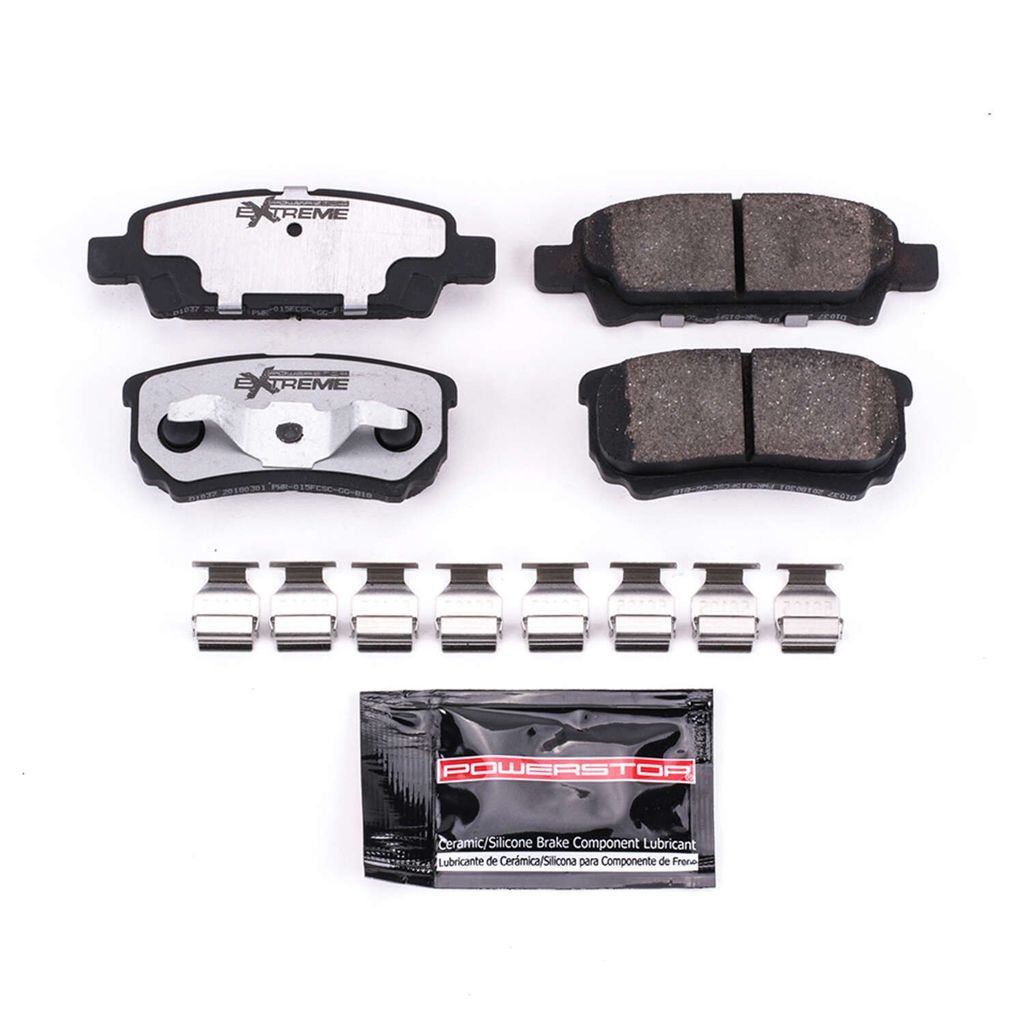 PowerStop Z26-1037 - Z26 Street Performance Carbon Fiber Ceramic Brake Pads with Hardware