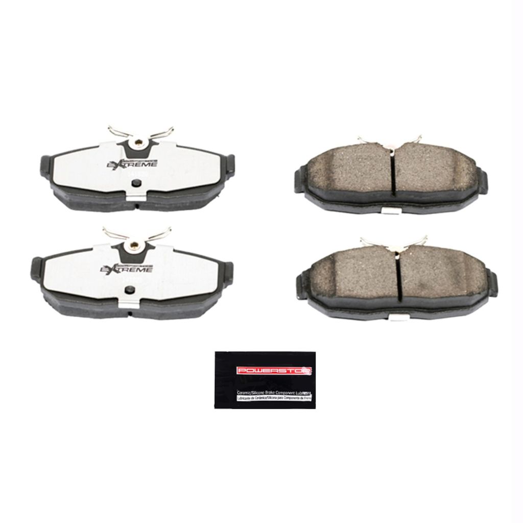 PowerStop Z26-1082 - Z26 Street Performance Carbon Fiber Ceramic Brake Pads with Hardware