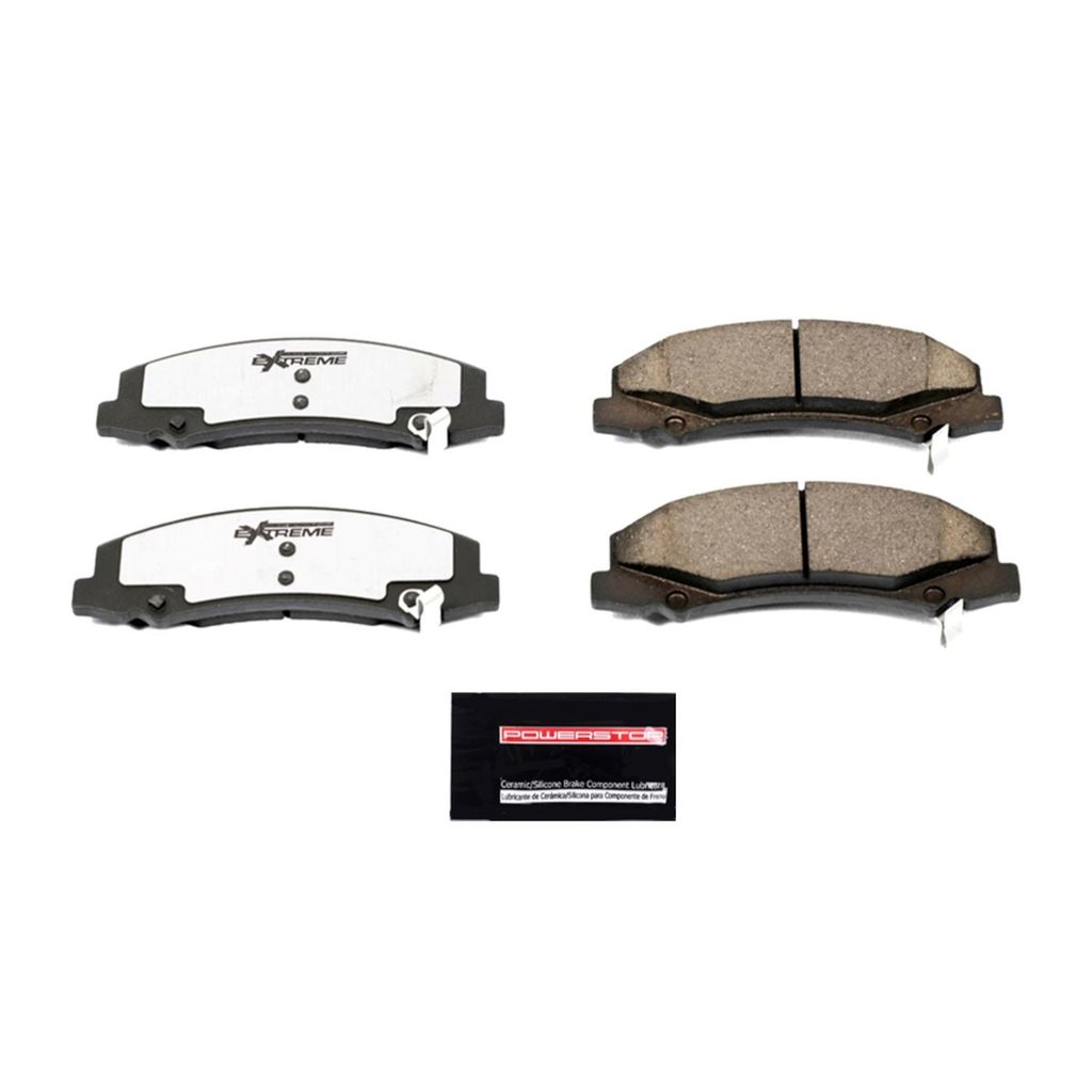 PowerStop Z26-1159 - Z26 Street Performance Carbon Fiber Ceramic Brake Pads with Hardware