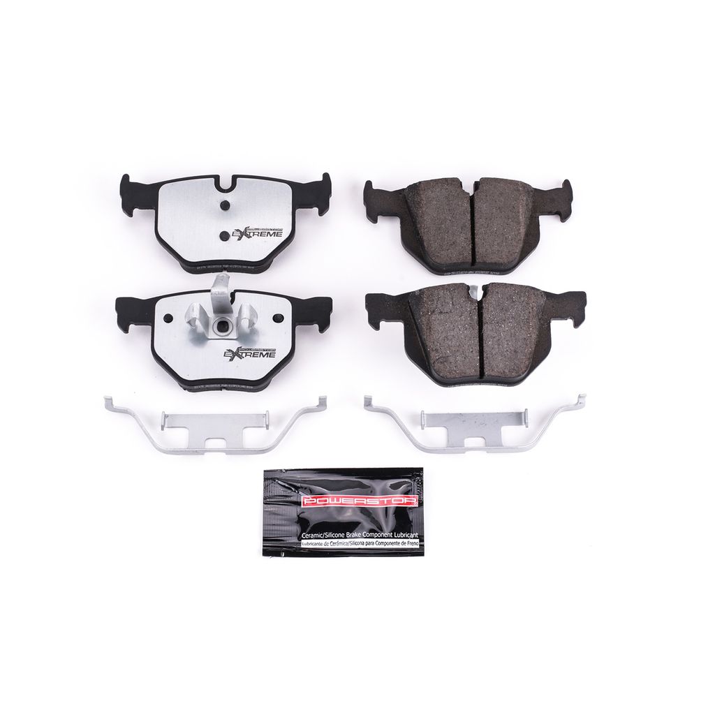 PowerStop Z26-1170 - Z26 Street Performance Carbon Fiber Ceramic Brake Pads with Hardware