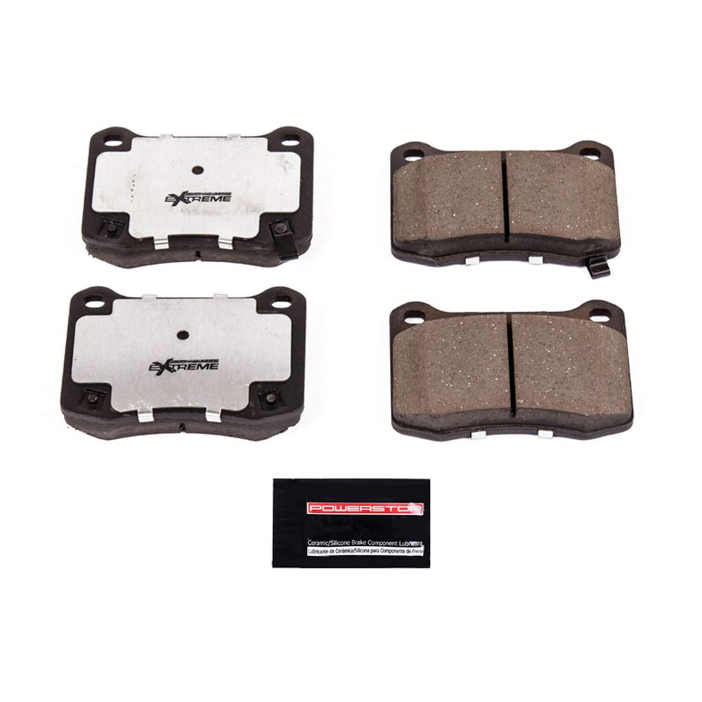 PowerStop Z26-1366 - Z26 Street Performance Carbon Fiber Ceramic Brake Pads with Hardware