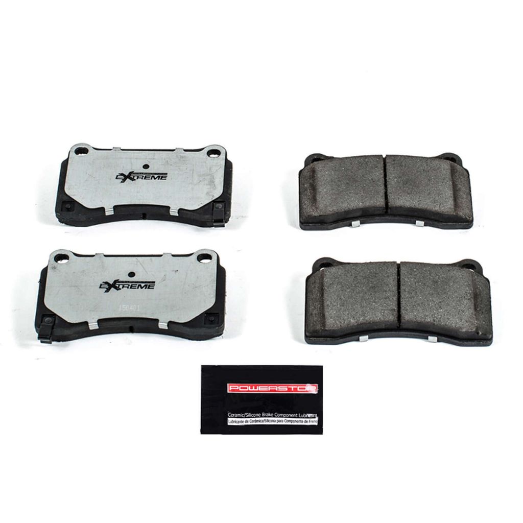 PowerStop Z26-1383 - Z26 Street Performance Carbon Fiber Ceramic Brake Pads with Hardware