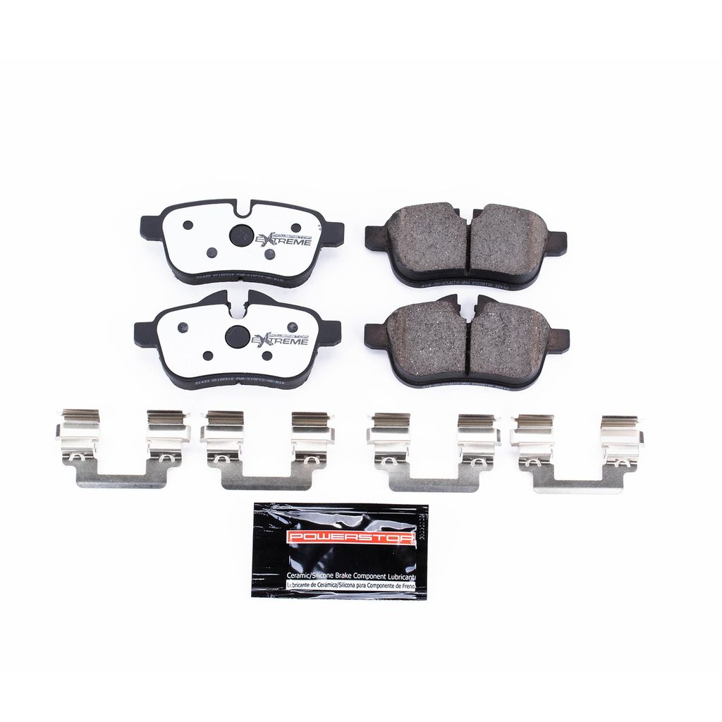 PowerStop Z26-1433 - Z26 Street Performance Carbon Fiber Ceramic Brake Pads with Hardware