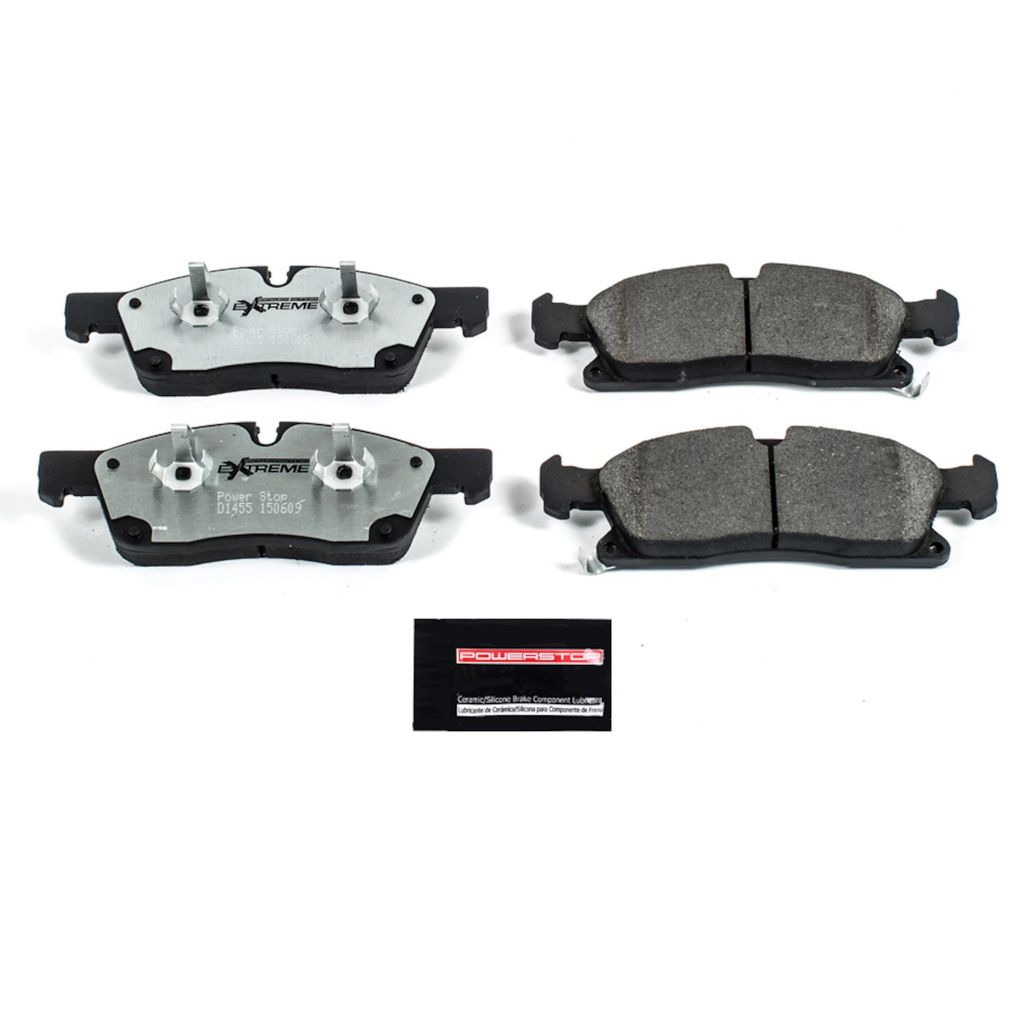 PowerStop Z26-1455 - Z26 Street Performance Carbon Fiber Ceramic Brake Pads with Hardware