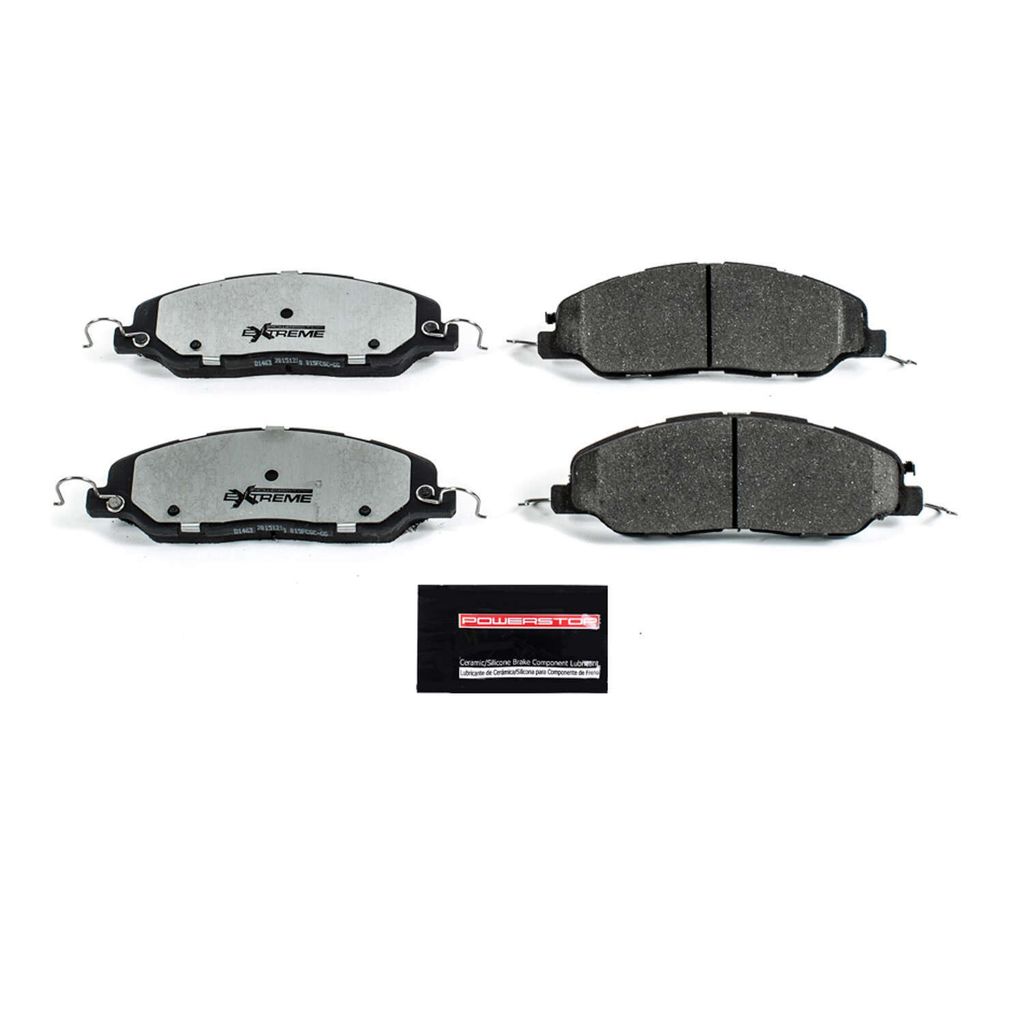 PowerStop Z26-1463 - Z26 Street Performance Carbon Fiber Ceramic Brake Pads with Hardware