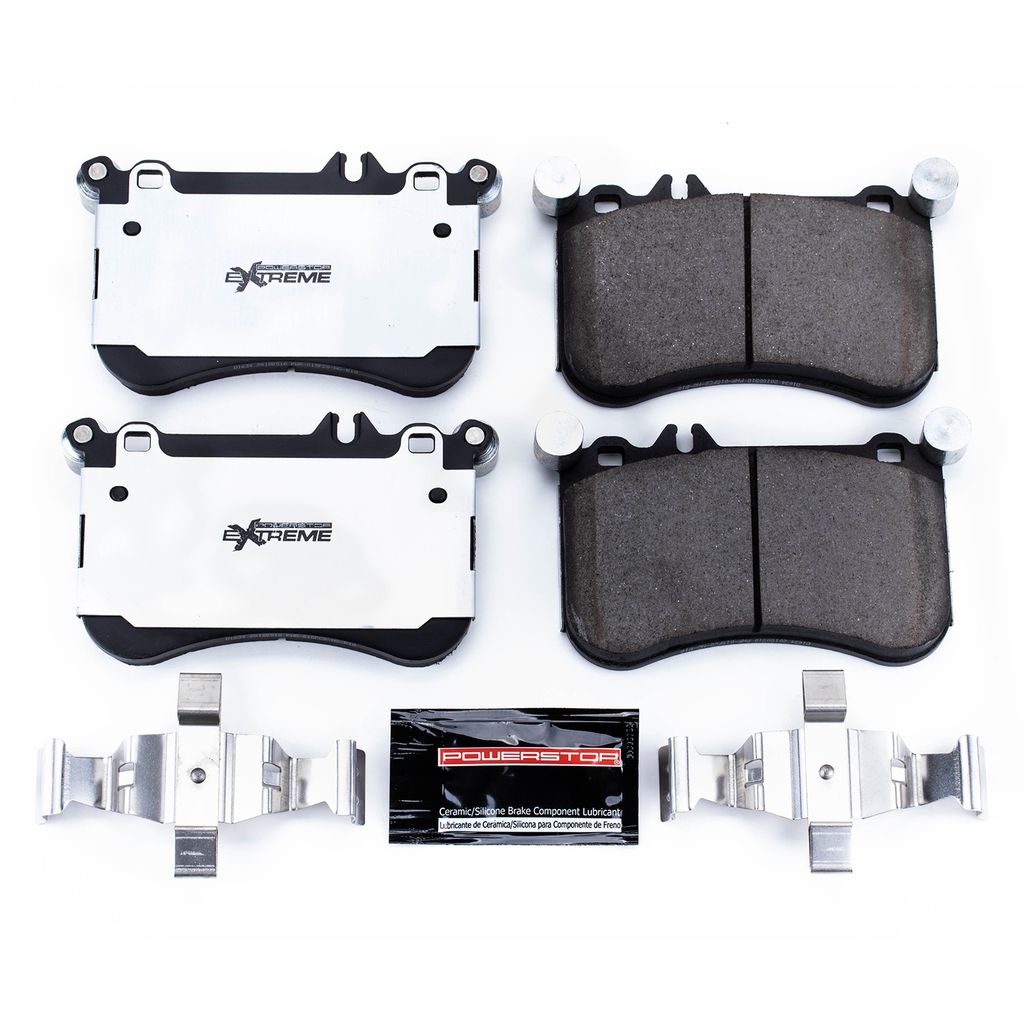 PowerStop Z26-1634 - Z26 Street Performance Carbon Fiber Ceramic Brake Pads with Hardware