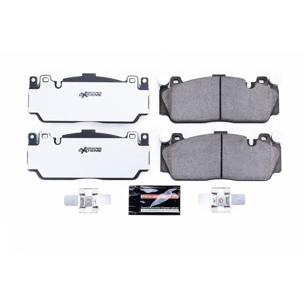 PowerStop Z26-1648 - Z26 Street Performance Carbon Fiber Ceramic Brake Pads with Hardware
