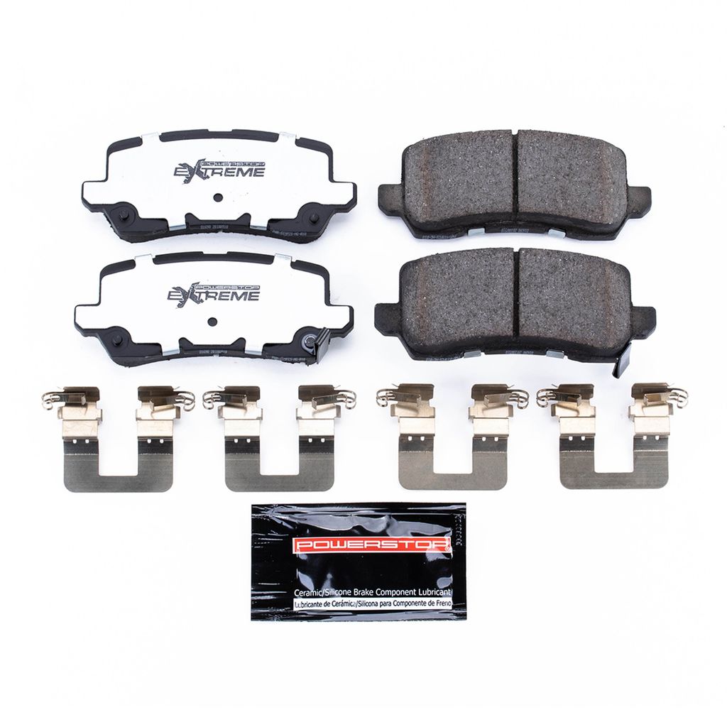 PowerStop Z26-1698 - Z26 Street Performance Carbon Fiber Ceramic Brake Pads with Hardware