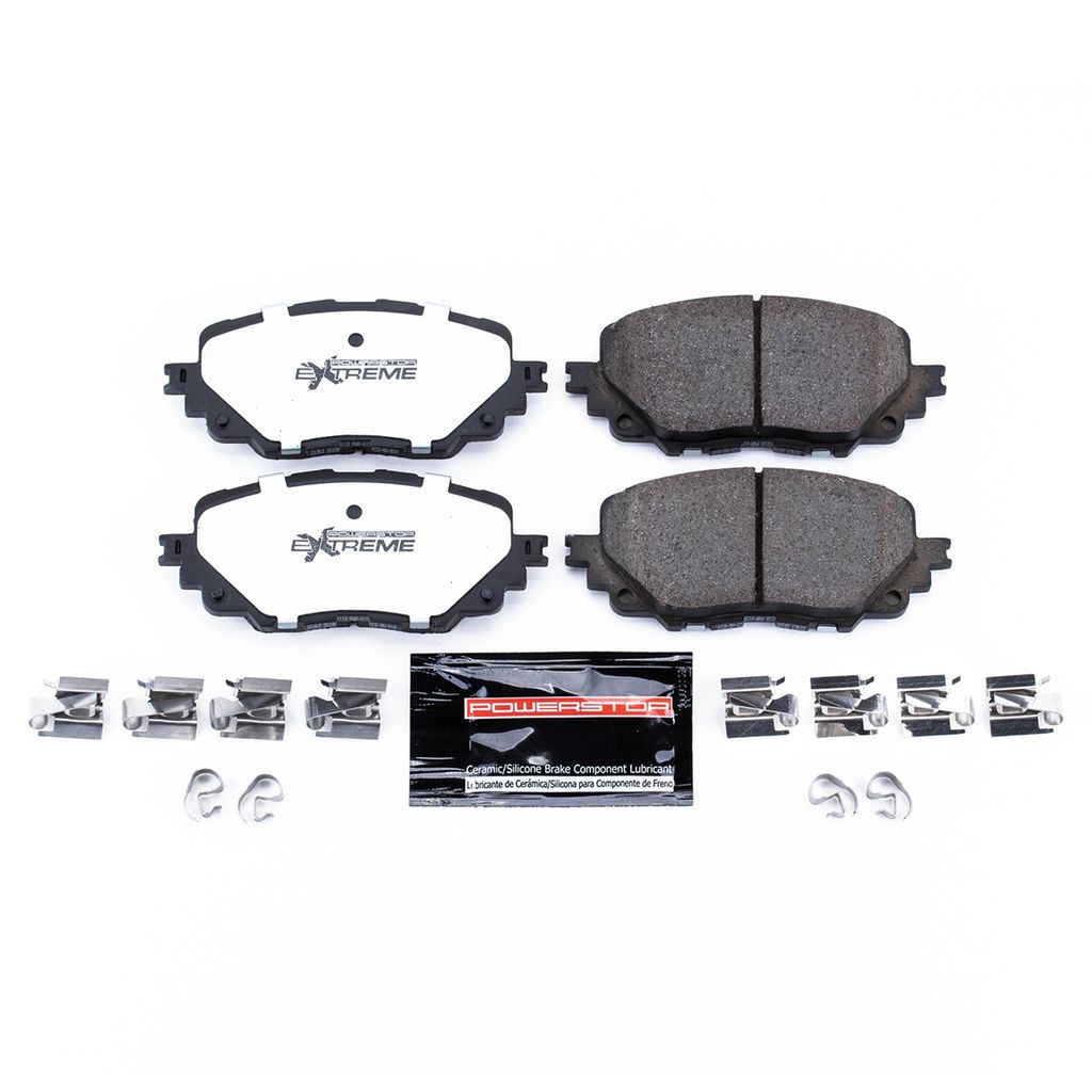 PowerStop Z26-1903 - Z26 Street Performance Carbon Fiber Ceramic Brake Pads with Hardware