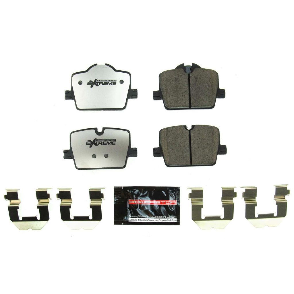 PowerStop Z26-2221 - Z26 Street Performance Carbon Fiber Ceramic Brake Pads with Hardware