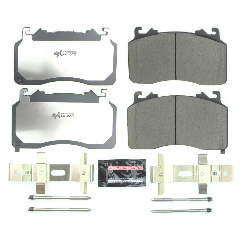 PowerStop Z26-2267 - Z26 Street Performance Carbon Fiber Ceramic Brake Pads with Hardware