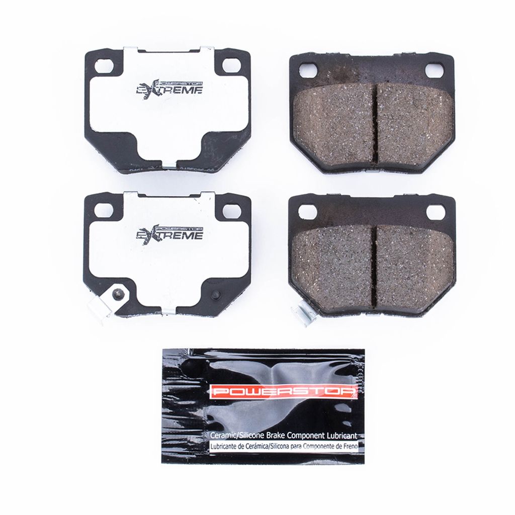 PowerStop Z26-461 - Z26 Street Performance Carbon Fiber Ceramic Brake Pads with Hardware