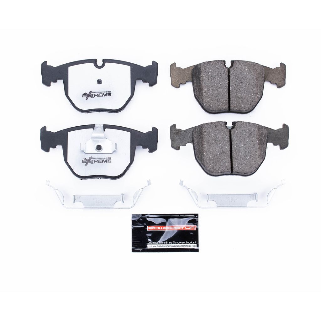 PowerStop Z26-681 - Z26 Street Performance Carbon Fiber Ceramic Brake Pads with Hardware