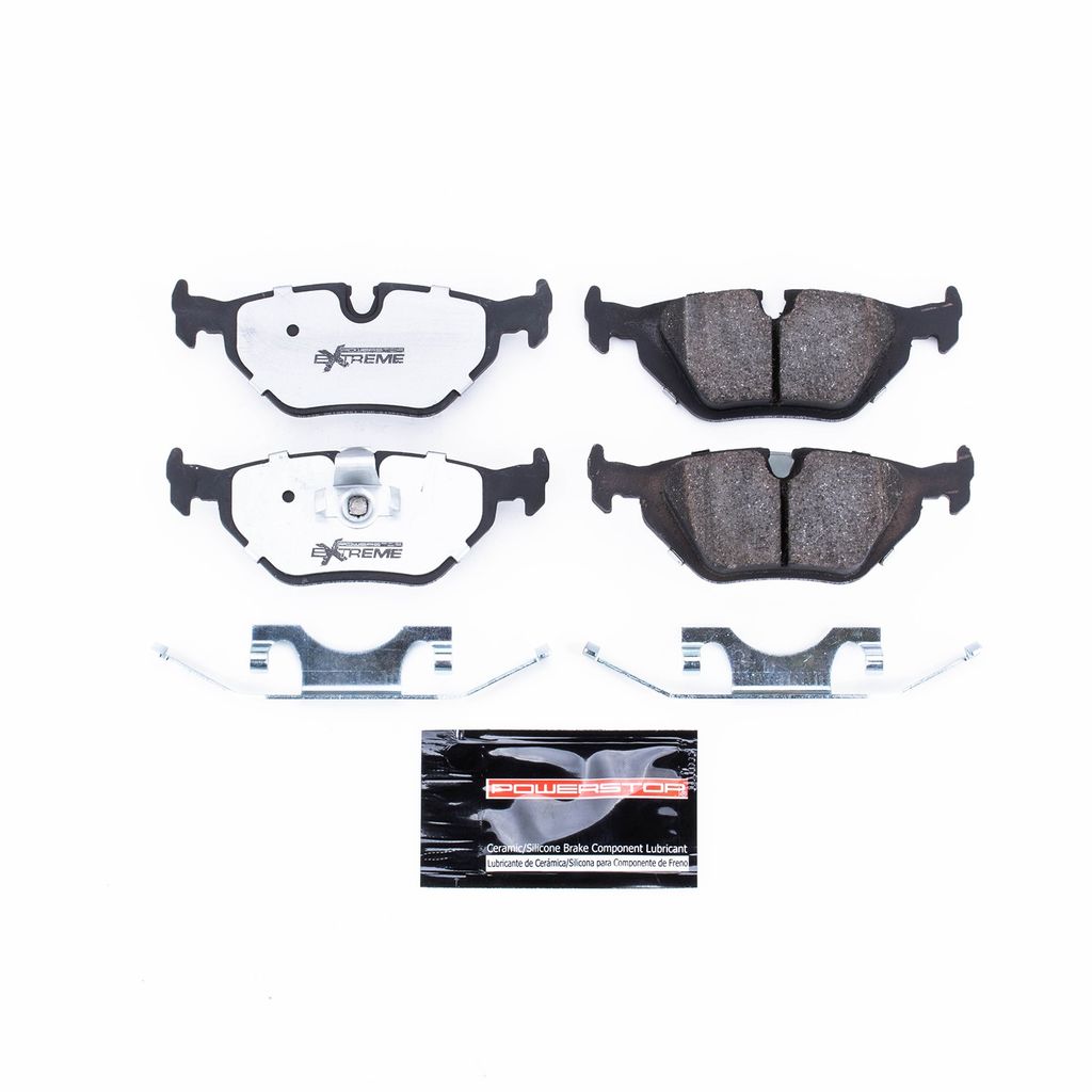 PowerStop Z26-692A - Z26 Street Performance Carbon Fiber Ceramic Brake Pads with Hardware