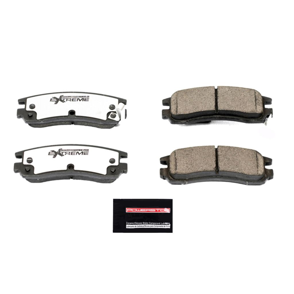 PowerStop Z26-698 - Z26 Street Performance Carbon Fiber Ceramic Brake Pads with Hardware