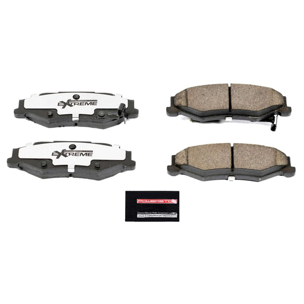 PowerStop Z26-732 - Z26 Street Performance Carbon Fiber Ceramic Brake Pads with Hardware