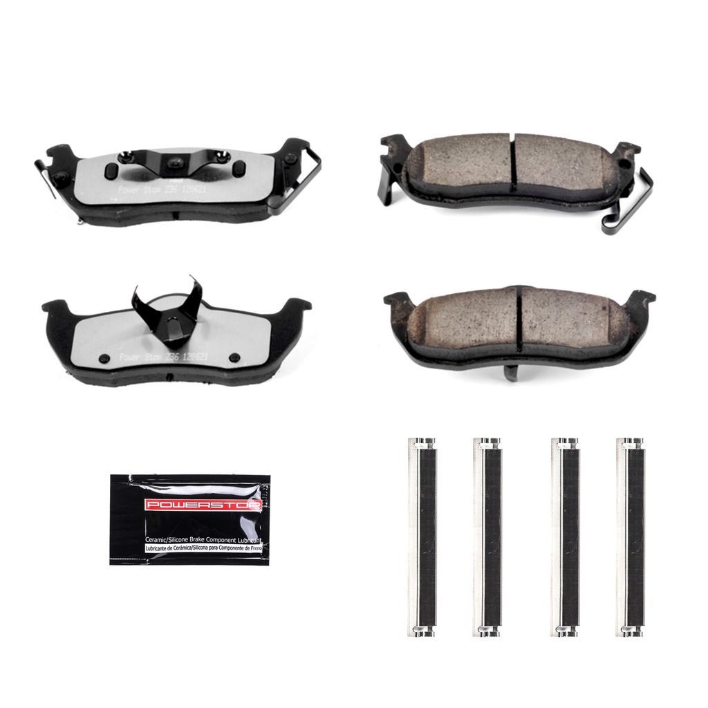 PowerStop Z36-1041 - Z36 Truck and Tow Brake Pads with Hardware