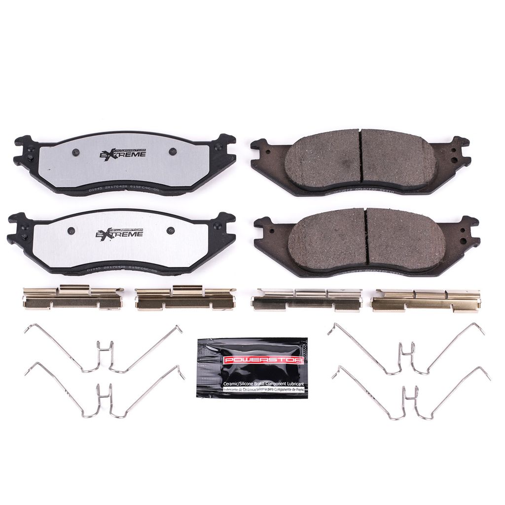 PowerStop Z36-1045 - Z36 Truck and Tow Brake Pads with Hardware