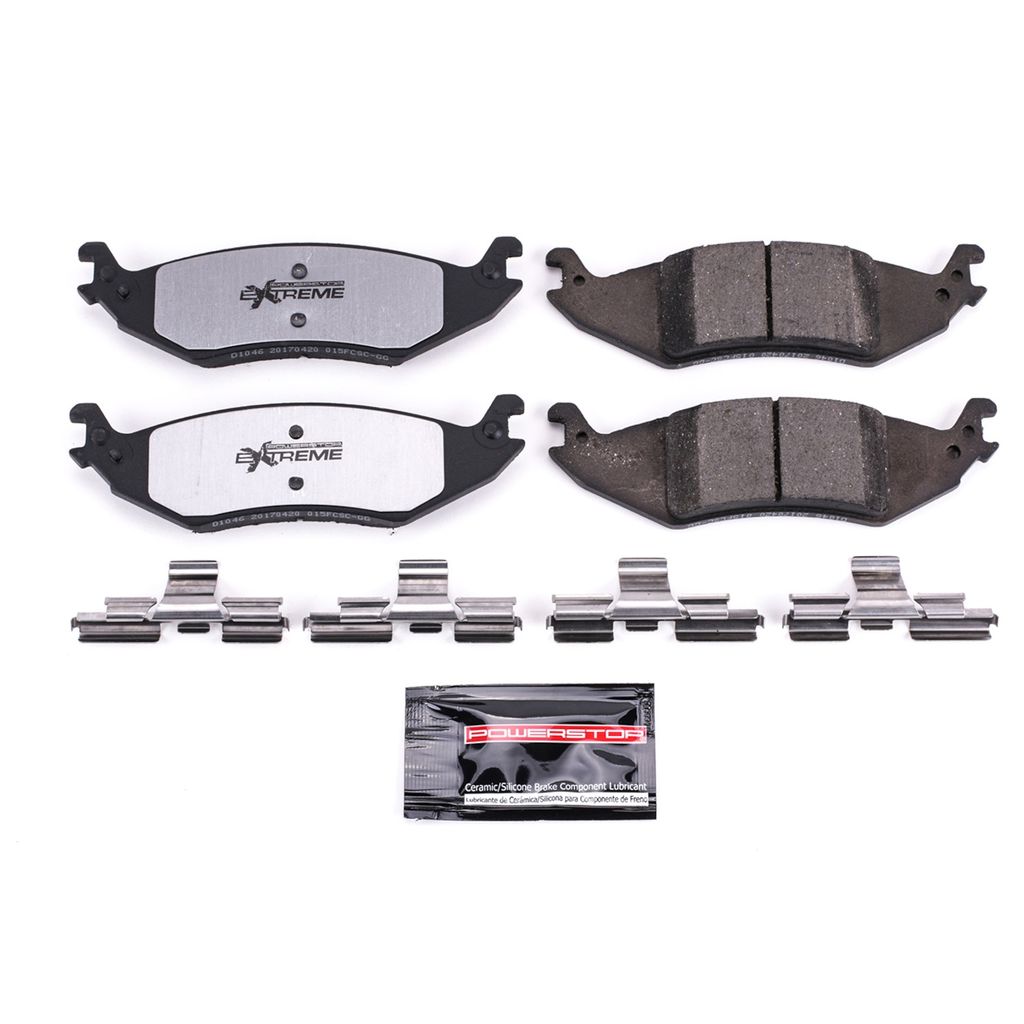 PowerStop Z36-1046 - Z36 Truck and Tow Brake Pads with Hardware