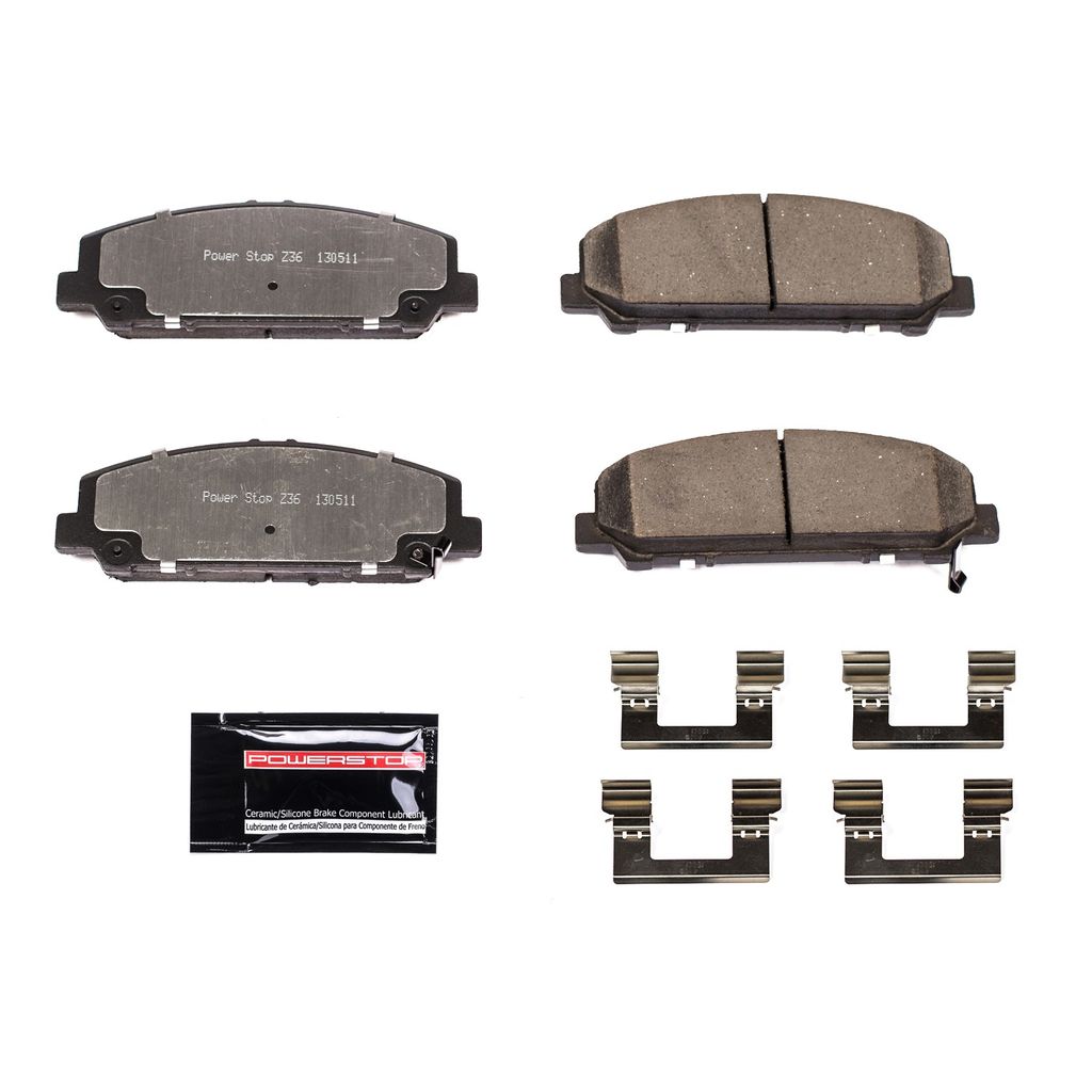 PowerStop Z36-1286 - Z36 Truck and Tow Brake Pads with Hardware