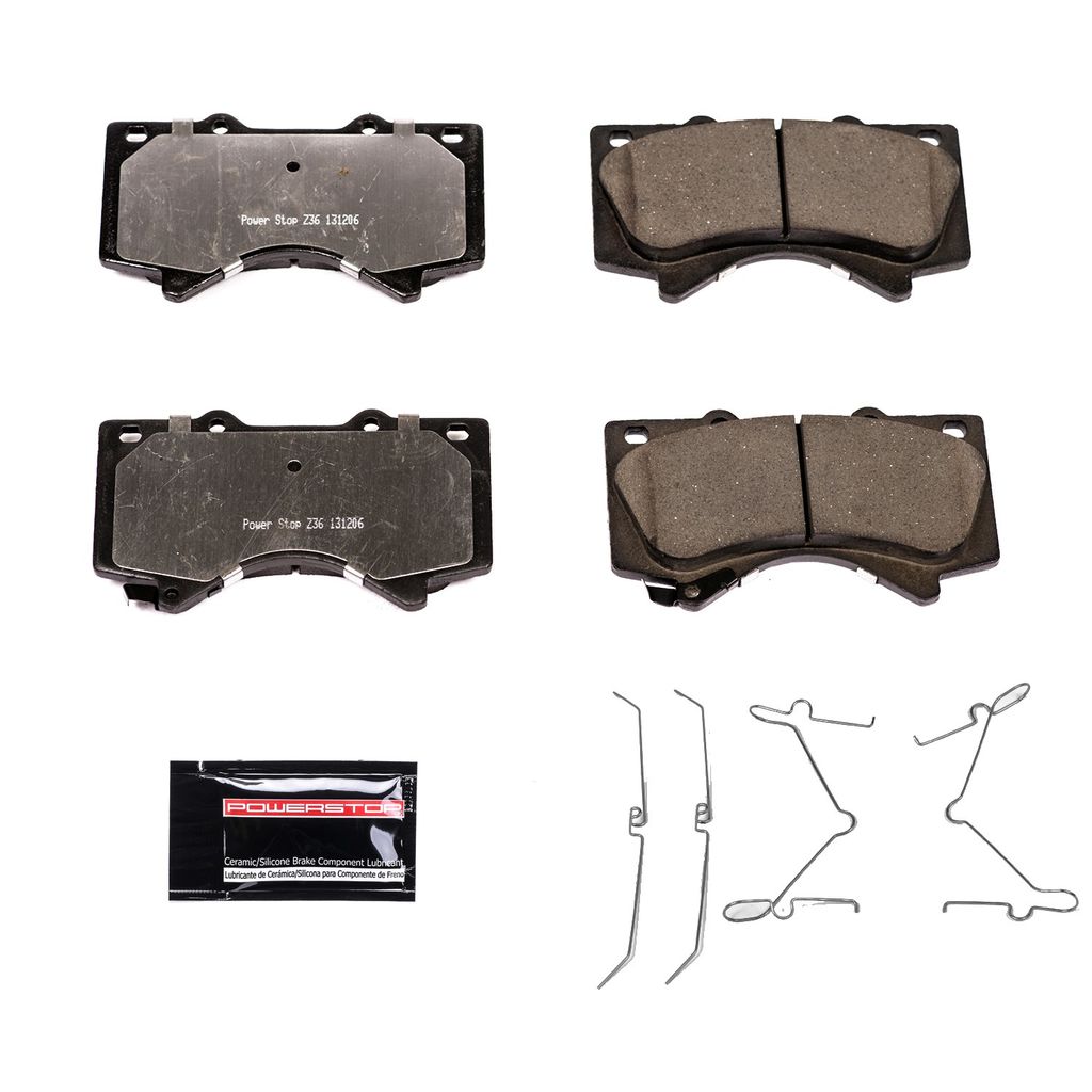 PowerStop Z36-1303 - Z36 Truck and Tow Brake Pads with Hardware