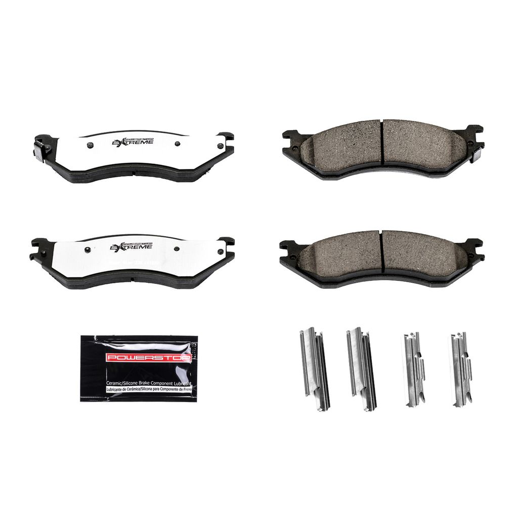 PowerStop Z36-702 - Z36 Truck and Tow Brake Pads with Hardware