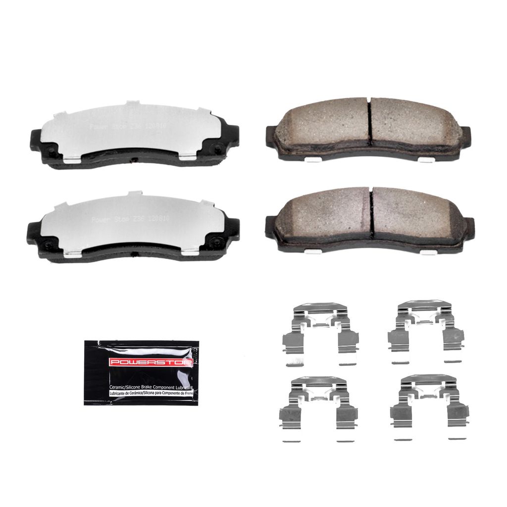 PowerStop Z36-833 - Z36 Truck and Tow Brake Pads with Hardware