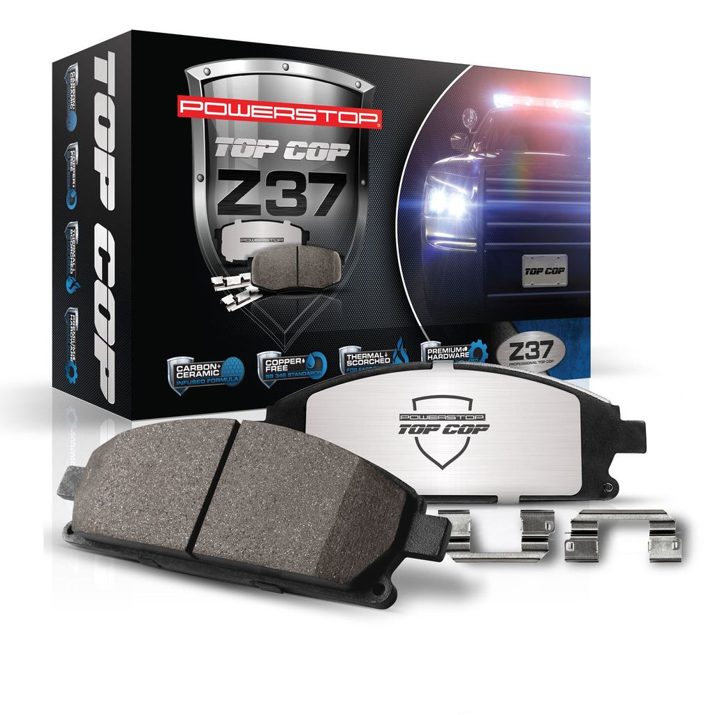 PowerStop Z37-2174 - Z37 Top-Cop Carbon-Fiber Ceramic Brake Pads