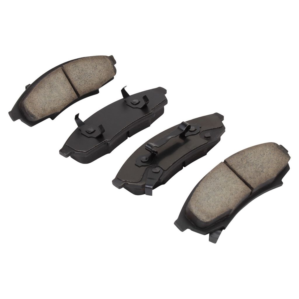 Quality-Built 1000-0376M - QB Semi-Metallic Brake Pad Set