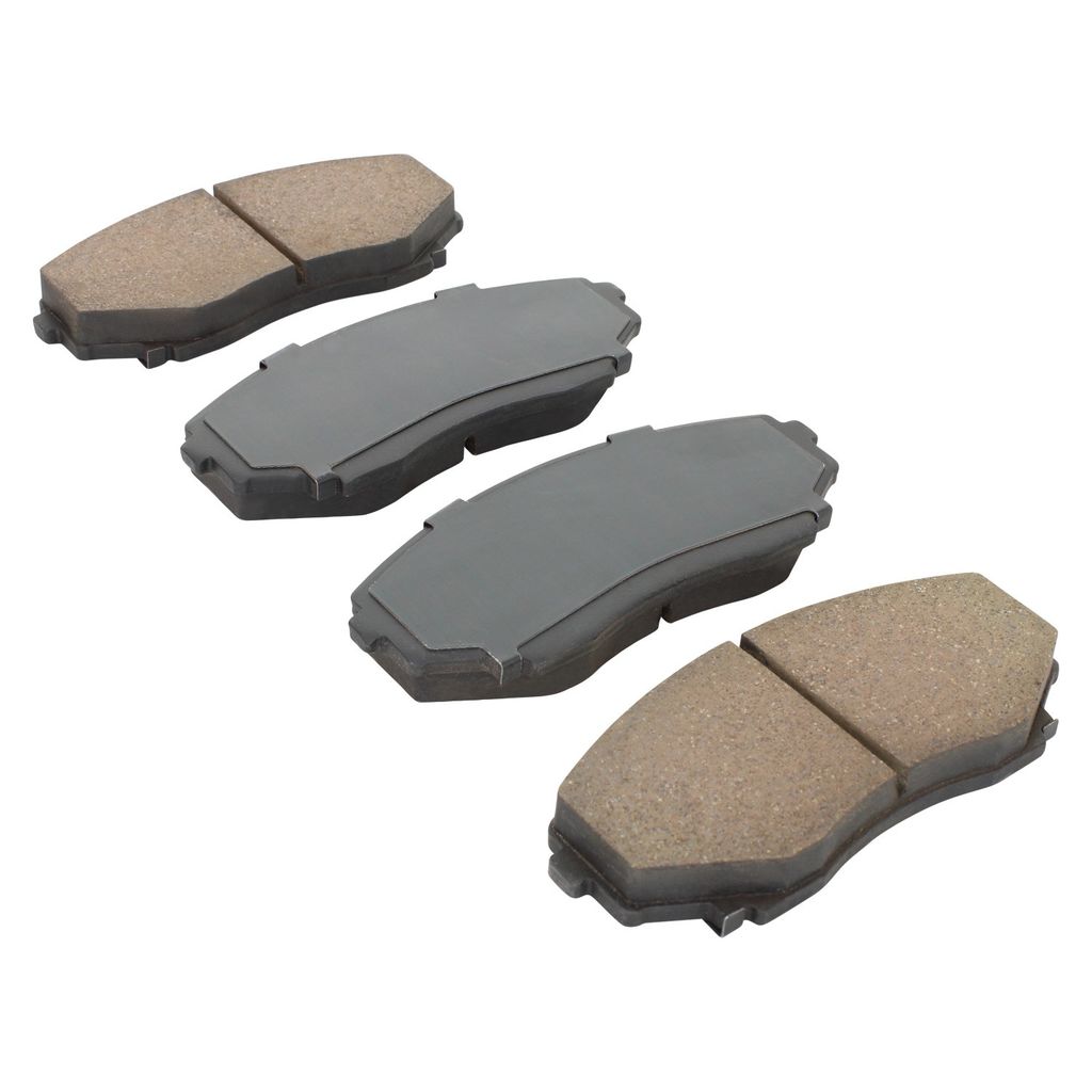Quality-Built 1000-0551M - QB Semi-Metallic Brake Pad Set