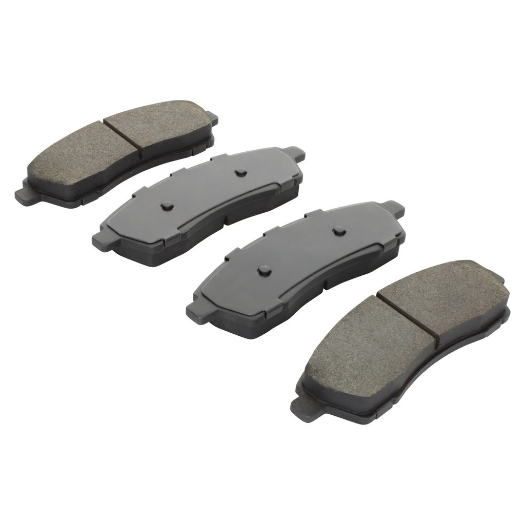 Quality-Built 1000-0757M - QB Semi-Metallic Brake Pad Set