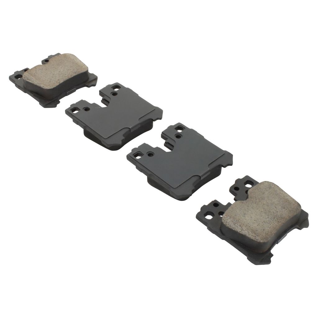 Quality-Built 1000-1283M - QB Semi-Metallic Brake Pad Set