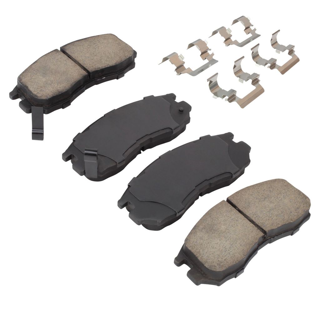 Quality-Built 1001-0484C - Premium Ceramic Brake Pad Set