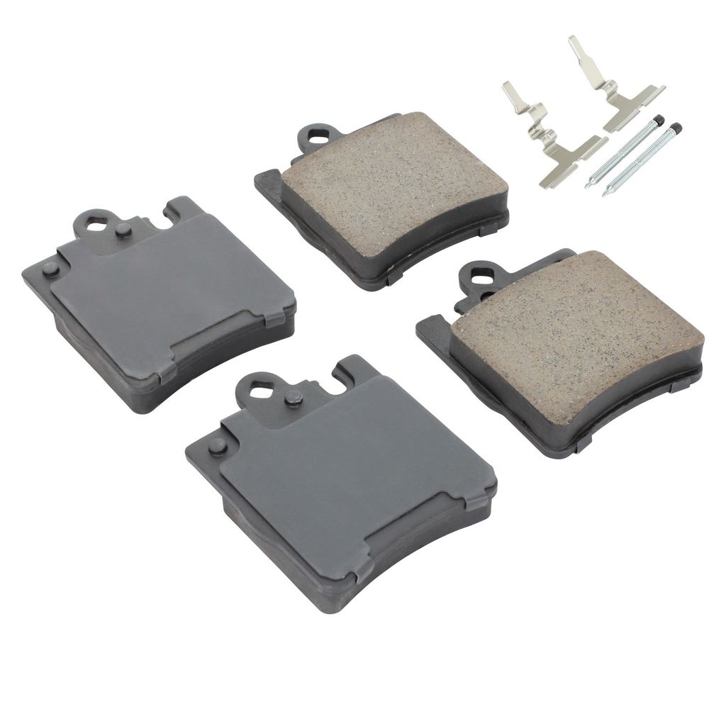 Quality-Built 1001-0876C - Premium Ceramic Brake Pad Set with Hardware