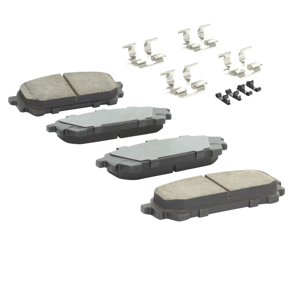 Quality-Built 1001-1004C - Premium Ceramic Brake Pad Set