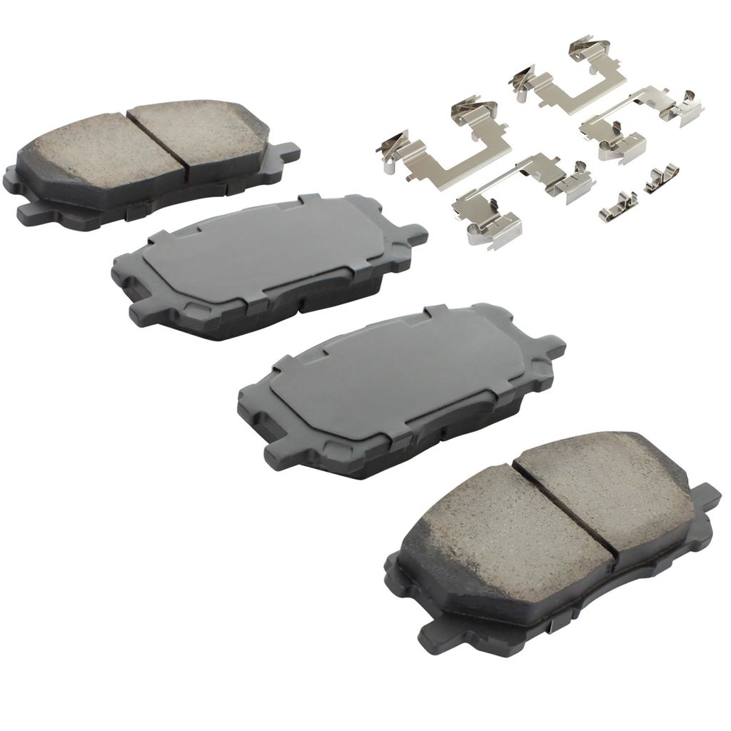 Quality-Built 1001-1005C - Premium Ceramic Brake Pad Set