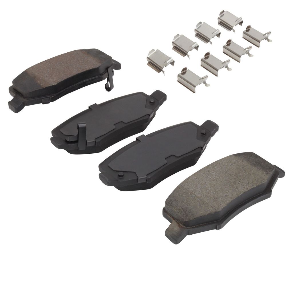 Quality-Built 1001-1274C - Premium Ceramic Brake Pad Set with Hardware